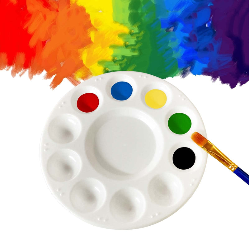 1 Pcs Paint Tray Palette, Paint Palette, White Paint Tray for Kids, Plastic Palette for Paint Supplies - NewNest Australia
