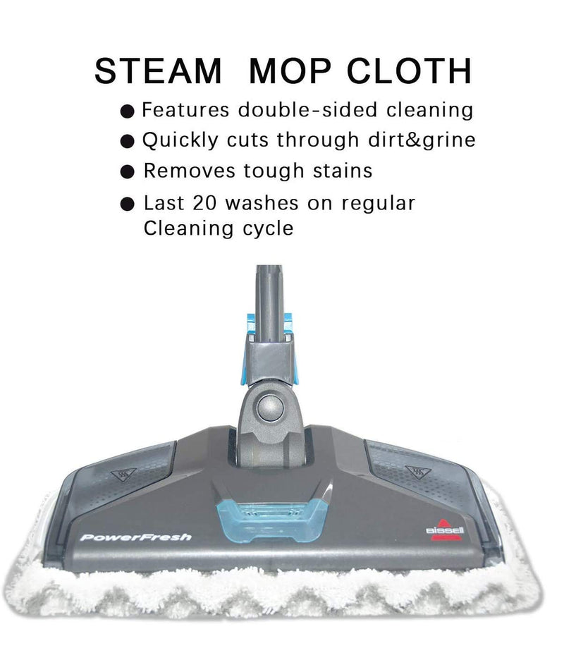 ITidyHome 4 Pack Replacement Pads for Bissell Powerfresh Hard Floor Steam Cleaner 1940 1440 1806 Series Steam Mop Compare to Part # 5938 & 203-2633 (4 Pack) - NewNest Australia