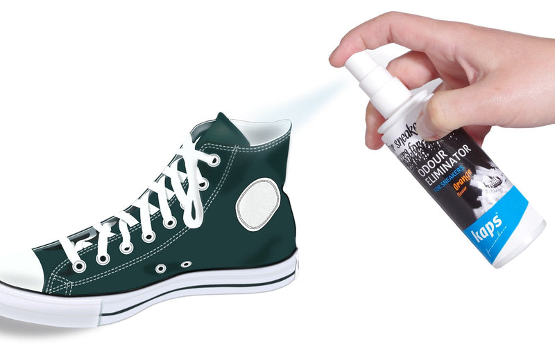Kaps Shoe Deodorant And Odor Neutralizer For Sneakers And Casual Shoes With Orange Scent - Shoe Spray Against Odor And Silver Spray For Shoes - Kaps Sneakers Odor Eliminator - NewNest Australia