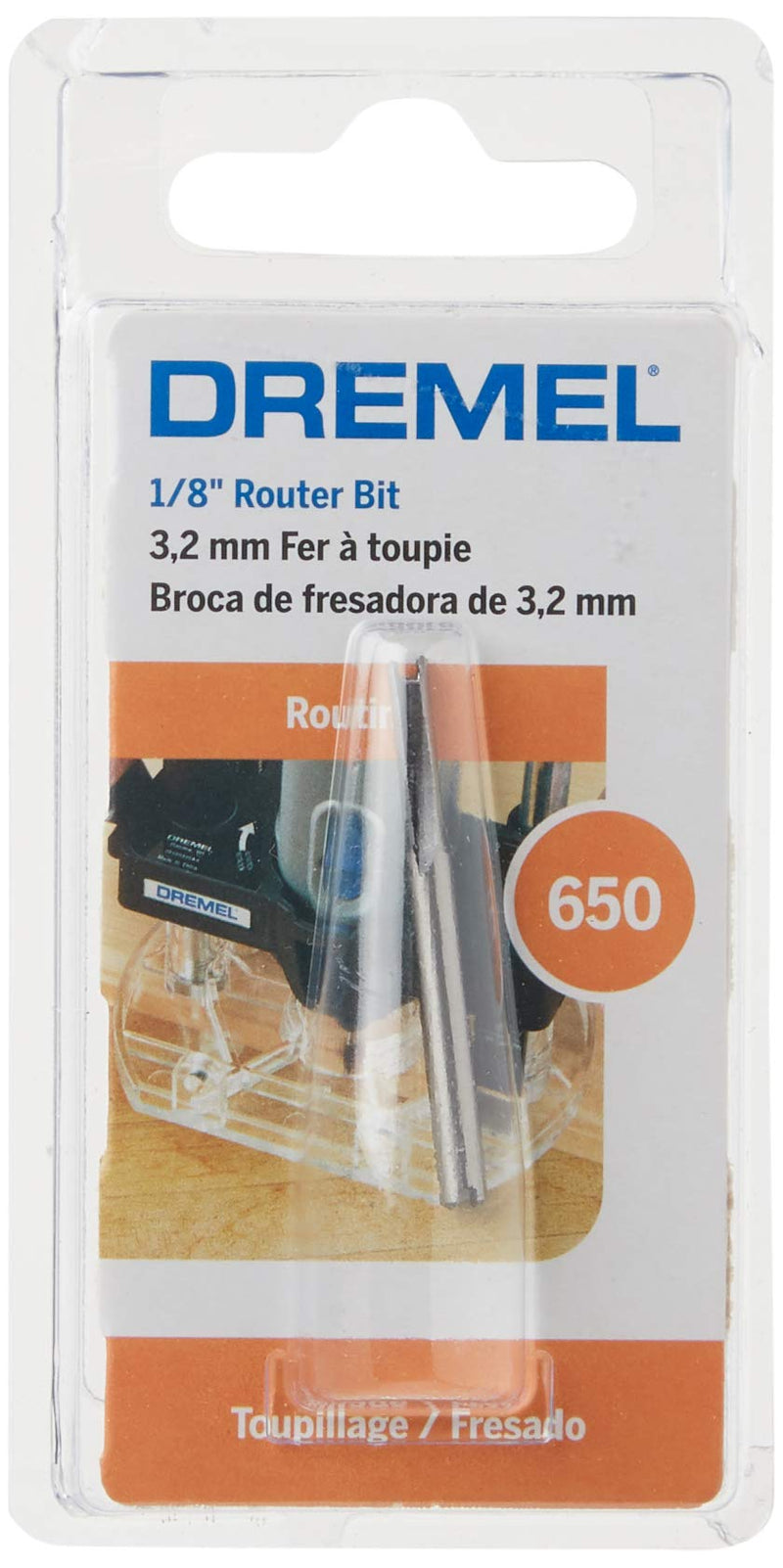 Dremel 650 1/8-Inch Straight Routing Bit - NewNest Australia