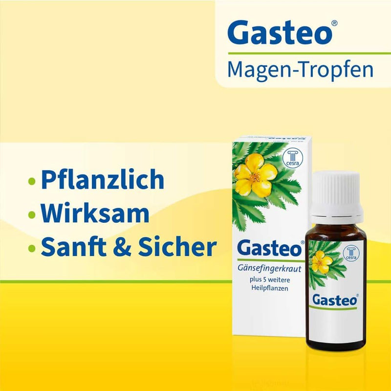 Gasteo stomach drops with 6 unique gastrointestinal medicinal plants. That helps, that works, you can feel that. 20ml 20ml (pack of 1) - NewNest Australia