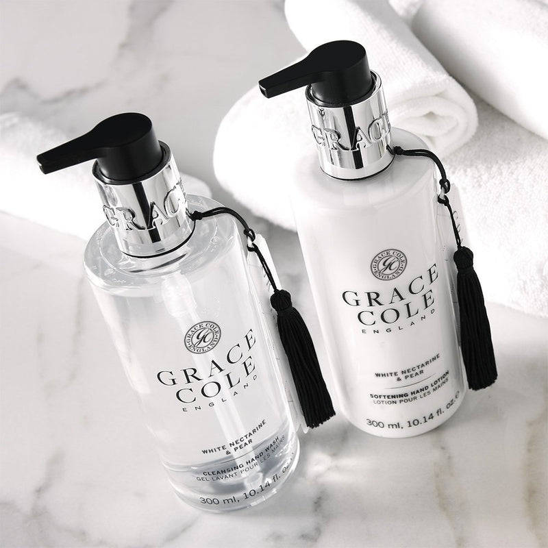 300ml Hand Care Duo by Grace Cole (White Nectarine & Pear) White Nectarine & Pear - NewNest Australia