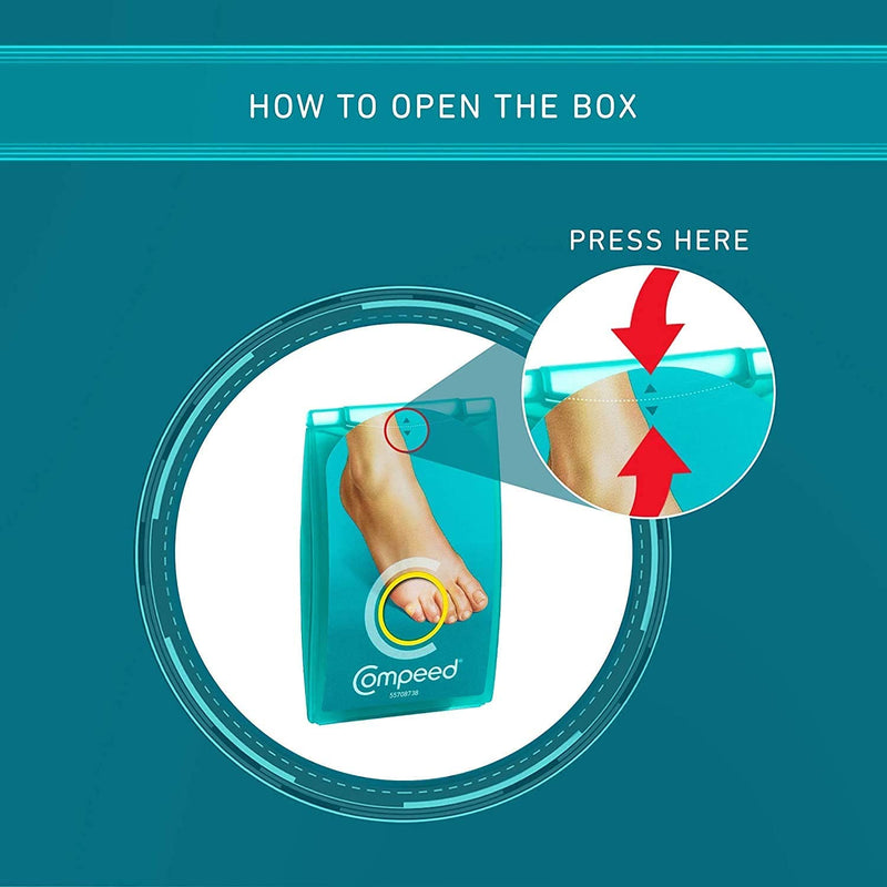 Compeed Corn Plasters, Advanced Corn Care Cushions, 10 Count Corn Toe Pads (2 Packs) - Packaging may Vary 10 Count (Pack of 2) - NewNest Australia