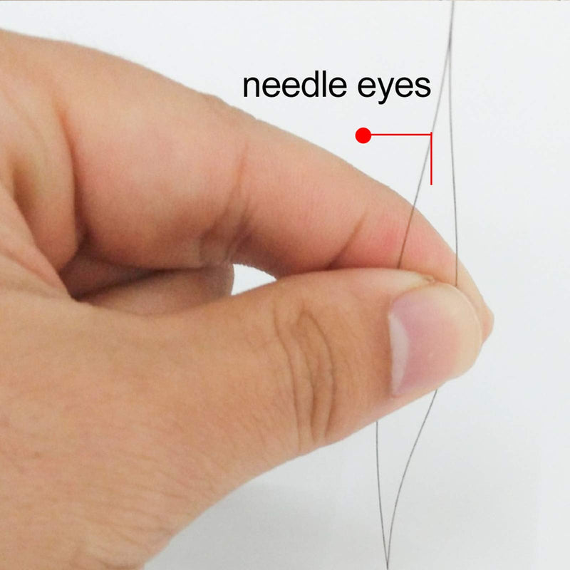 18 Pieces Beading Needles, 6 Sizes Seed Beads Needles Big Eye Beading Needles Collapsible Beading Needles Set for Jewelry Making with Needle Bottle - NewNest Australia