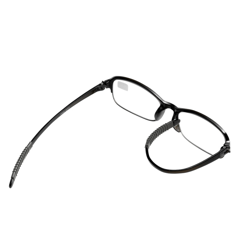 NRDIK PROFLEX LIGHTWEIGHT (Pack of 3) Flexible Reading Glasses - Impact Resistant, Scratch Resistant, Bendable, Non-Slip, Unisex (Men + Women) Affordable +1.0, 1.5, 2.0, 2.5, 3.0, 3.5 , 4.0 - (oval, mixed color) Black 2.0 diopters - NewNest Australia