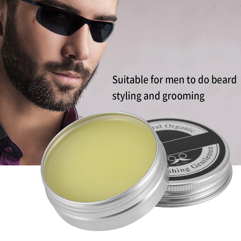 Beard wax, 30 ml beard mustache beard wax mustache wax smoothing wax for men for anti-hair loss daily beard care - NewNest Australia