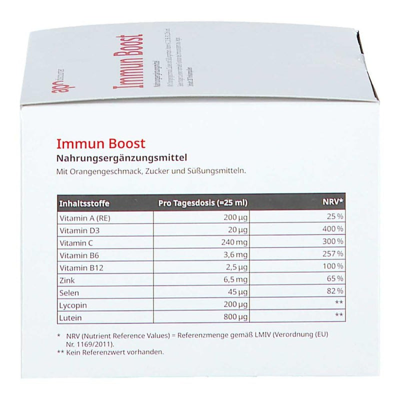 Apodiscounter Immune Boost drinking ampoules - micronutrients for normal immune system function - with vitamins A, C, D, B6, B12, zinc and selenium / 28 daily portions - NewNest Australia