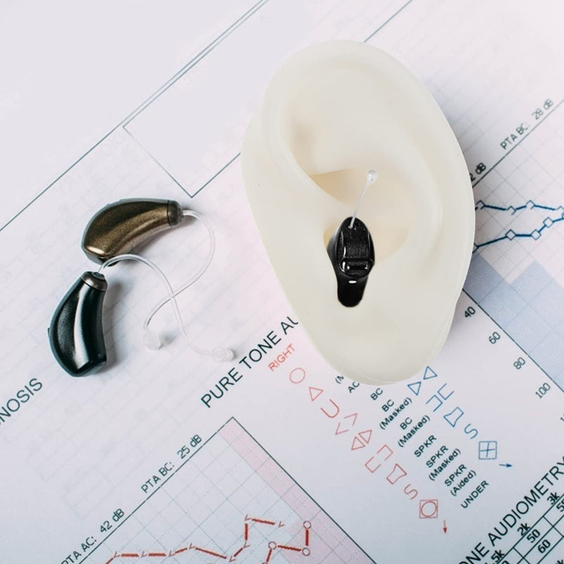 Balacoo 1 Pair Of Simulation Silicone Ear Model Earring Display Props Reusable Silicone Ear Model For Teaching Ear Picking Practice Hearing Aid Wear 7. 00 X 5. 00 X 4. 00 Cm - NewNest Australia