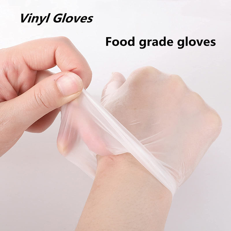 Unigloves Unicare Clear Vinyl GS0064-A Examination - Multipurpose, Powder Free and Latex Free Disposable Gloves, Box of 100 Gloves, Clear, Large - NewNest Australia