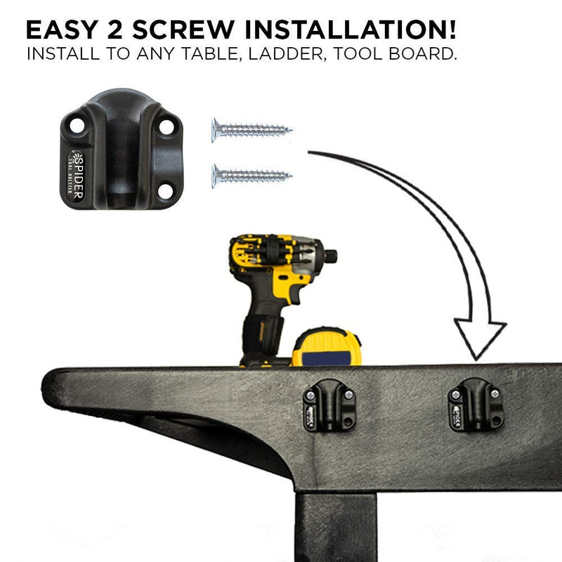 Spider Tool Holster - Tool Docks - Pack of Two - Install Spider Compatible Tool Storage Anywhere in Your workspace! - NewNest Australia