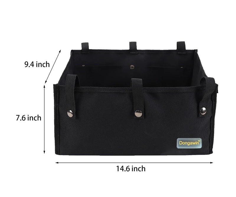Dongawin Walker Bag Under Seat for Wheel Rollator, Rollator Bag Tote Organizer Pouch Storage to Walkers for Senoirs, Walker Accessories. (large, black) large - NewNest Australia