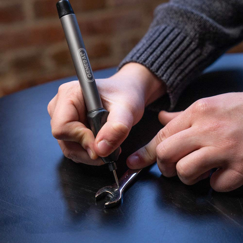 General Tools Cordless Engraving Pen for Metal - Diamond Tip Etching Tool for Engraving Toys, Sporting Goods, & Glass Gifts - NewNest Australia