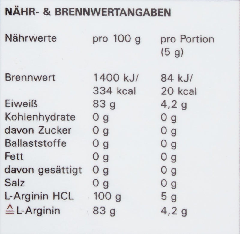 L-Arginine HCL - 1000g powder premium L-arginine hydrochloride - through fermentation - without additives - vegan 1 kg (pack of 1) - NewNest Australia