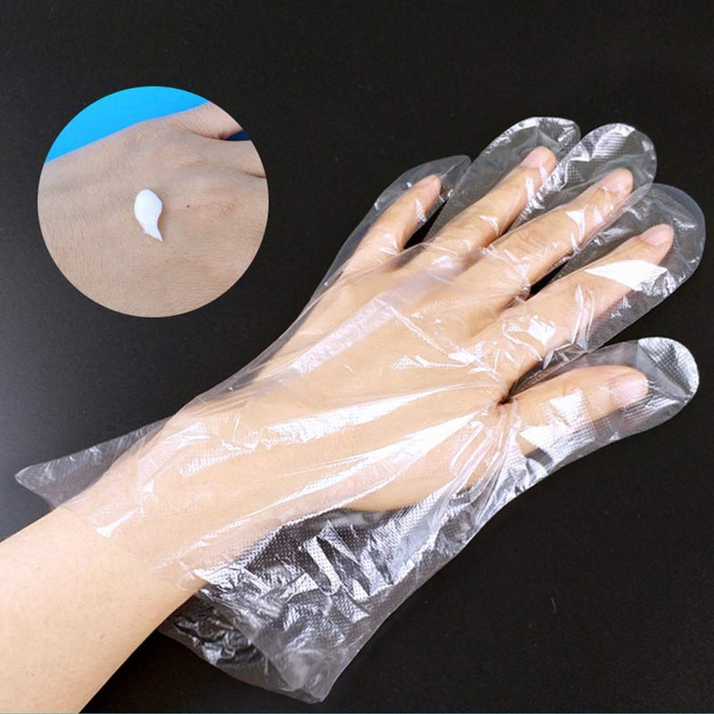 200 Pcs Paraffin Wax Bath Liners Hands & Feet - Plastic Cozy Hand Foot Covers Disposable Therapy Bags,for Foot Pedicure Hot Spa Wax Treatment Foot Covers Bags (100pc film gloves) 100pc Film Gloves - NewNest Australia