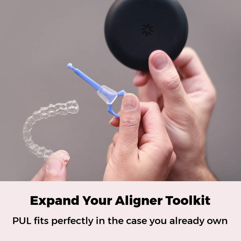 Clear Aligner Removal Tool for Invisalign Removable Braces by The Pultool (Pink + Blue) - NewNest Australia