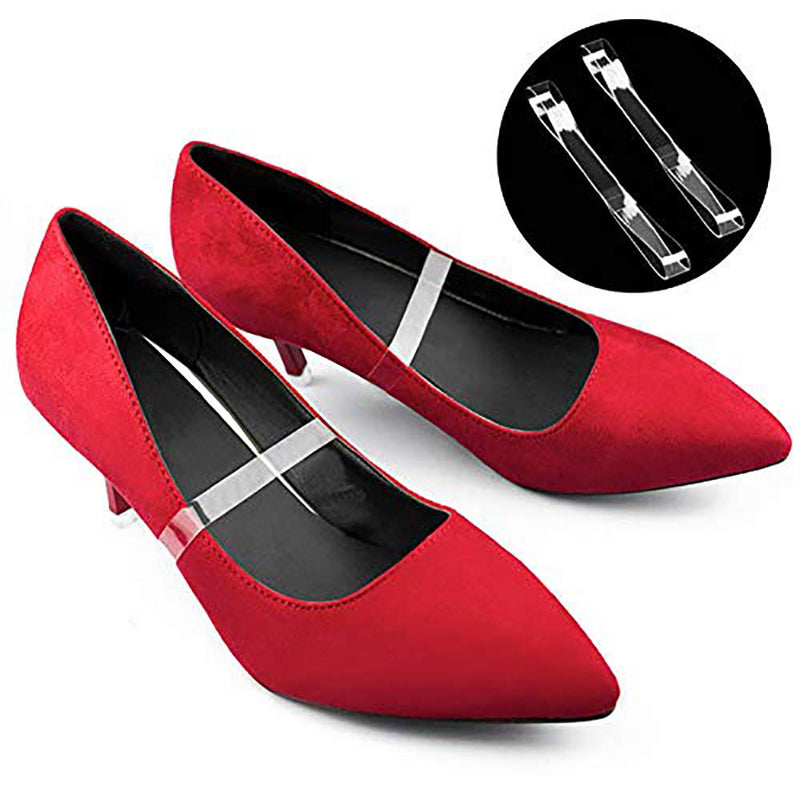 10 Pairs Clear Invisible High Heel Shoe Laces Women Silicone No-Slip Shoe Lace Shoes Bands Shoe Accessories,Clear Invisible Shoe Straps For Holding Loose Shoes Dancing High Heels Mules(Transparent) - NewNest Australia