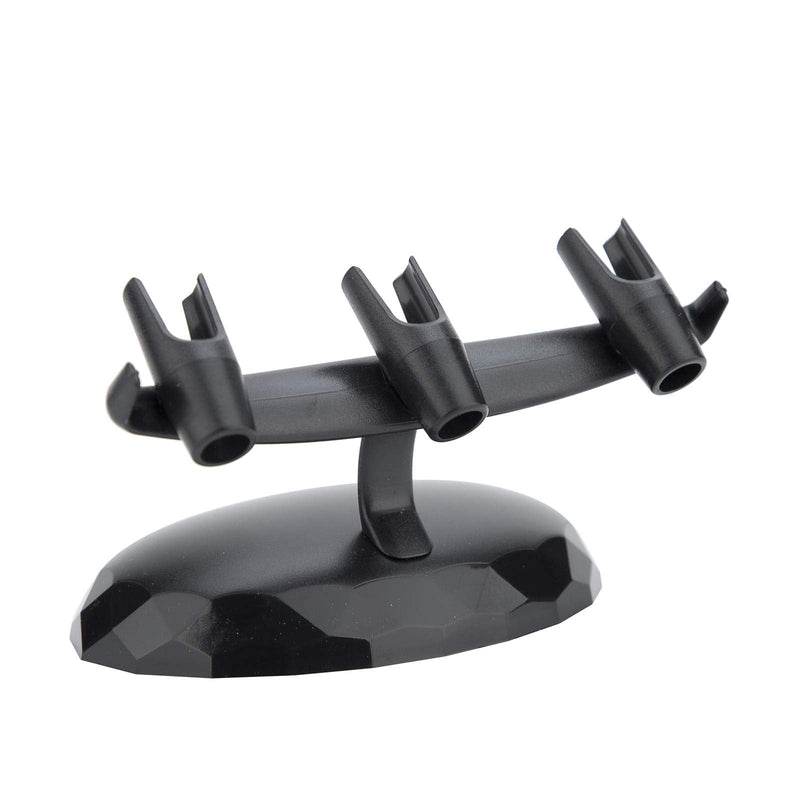 Uouteo Airbrush Gun Holder Station Plastic Air Brush Stand Holds 3 Universal Airbrush Pens for DIY Art Painting Black - NewNest Australia
