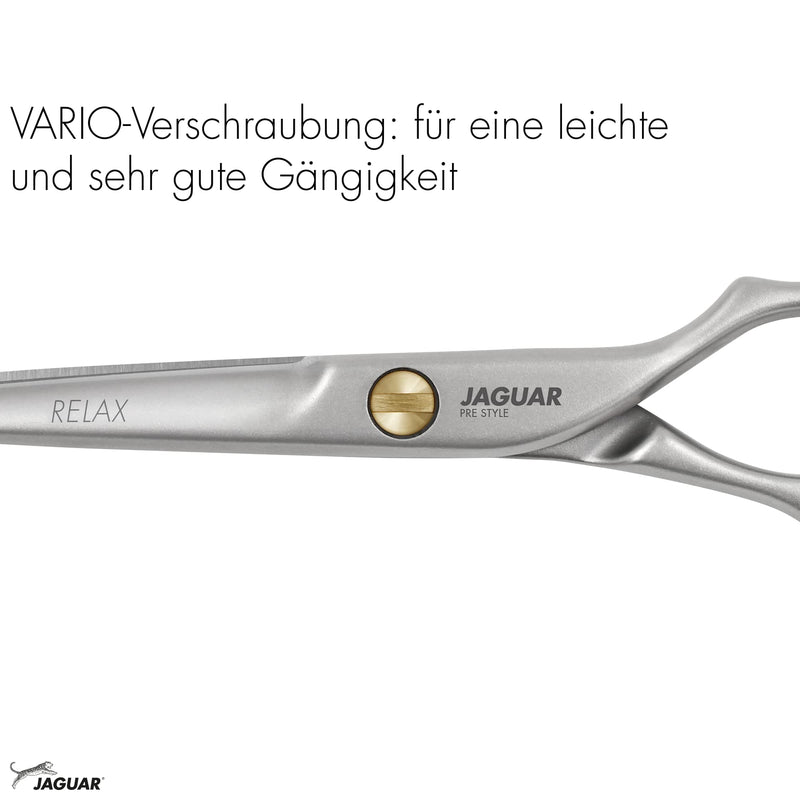 JAGUAR hair scissors PRE STYLE RELAX 5.5" | hairdressing scissors in offset design | matted | Made in Germany 14 cm (pack of 1) - NewNest Australia