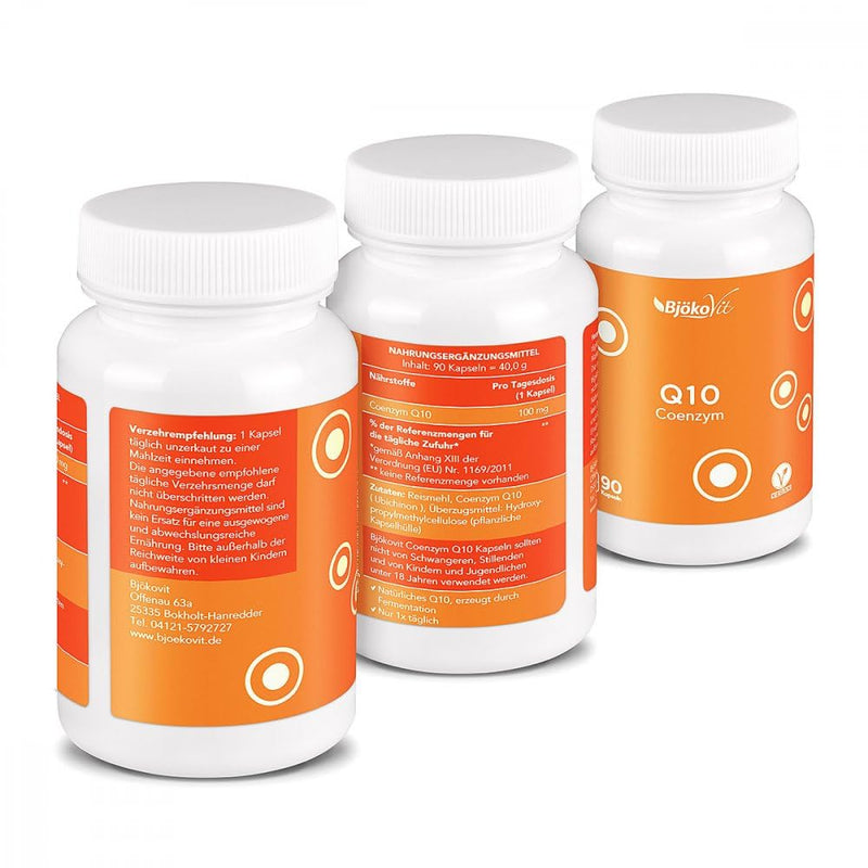 Coenzyme Q10 100 mg vegan capsules 90 pieces - NewNest Australia