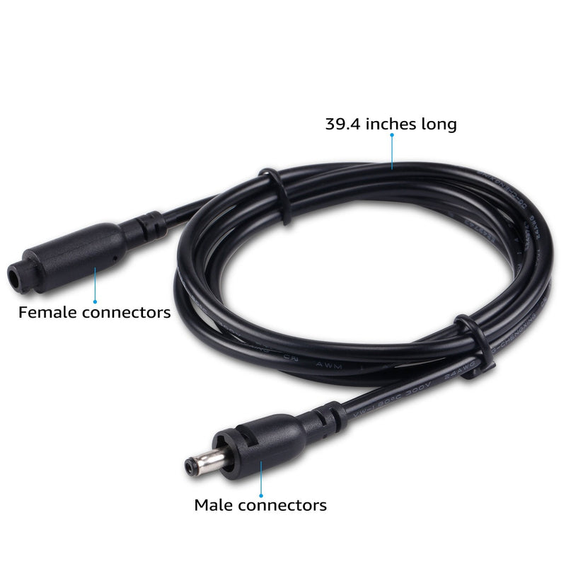 TORCHSTAR 39 Inches Interconnect Cable, Gun Safe Lighting Kit Extension Cable, Under Cabinet Light Extension Cord, LED Under Cabinet Lighting Accessories, Pack of 2 - NewNest Australia