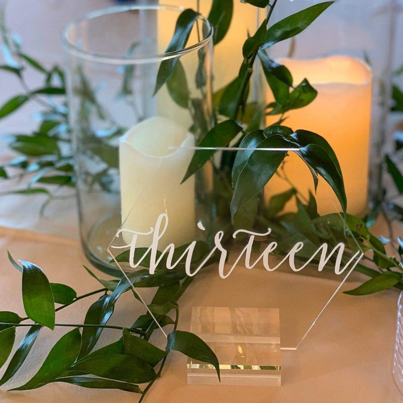 JINMURY 10 Pack 2" Acrylic Sign Holders- Clear Acrylic Wedding Sign Holders, Acrylic Place Card Holder, Table Numbers Slot Stand for 4" x6 Acrylic Table Sign 2 inch - NewNest Australia