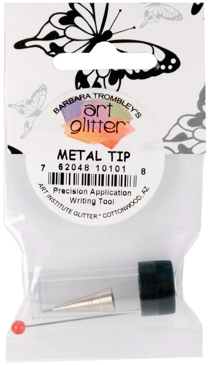 Art Institute Glitter AG Metal tip, 1 Pack, Silver - METALTIP - NewNest Australia