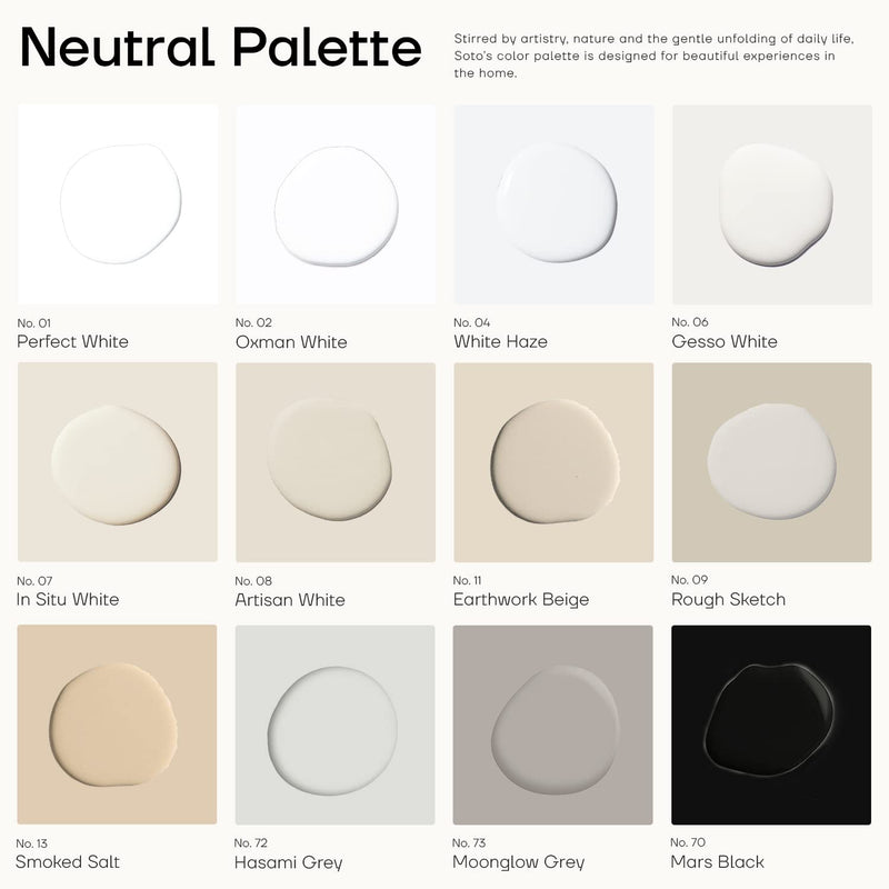 soto MULTI-SURFACE PAINT TOUCH UP - Satin finish indoor + outdoor use - 1 oz (No. 01 Perfect White) No. 01 Perfect White - NewNest Australia