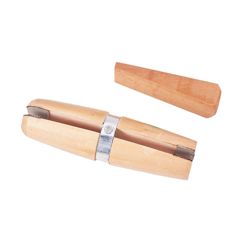 PH PandaHall 2 Pack Wooden Ring Clamp, Jewelers Holder Benchwork Hand Tool for Polishing Repairing Rings Vice With Wedge Lock Wedge Leather Jaws Hand Tool Stone Setting Engraving Jewelry Making Tool - NewNest Australia