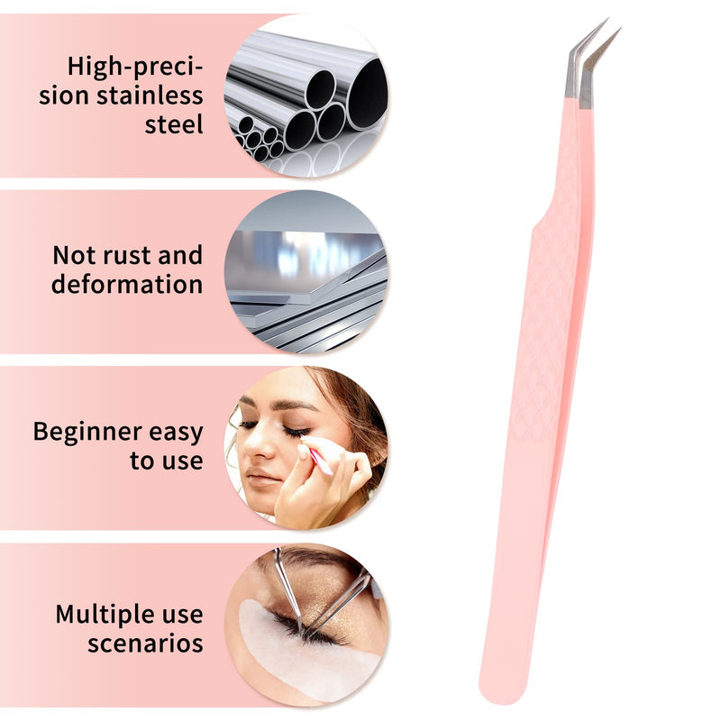 Wendy Lashes Tweezers For Artificial Eyelashes, Eyelash Tweezers, Tweezers For Eyelashes, Cluster Eyelash Extensions, Tweezers, Eyelash Tweezers, Tweezers For Eyelash Extension - NewNest Australia