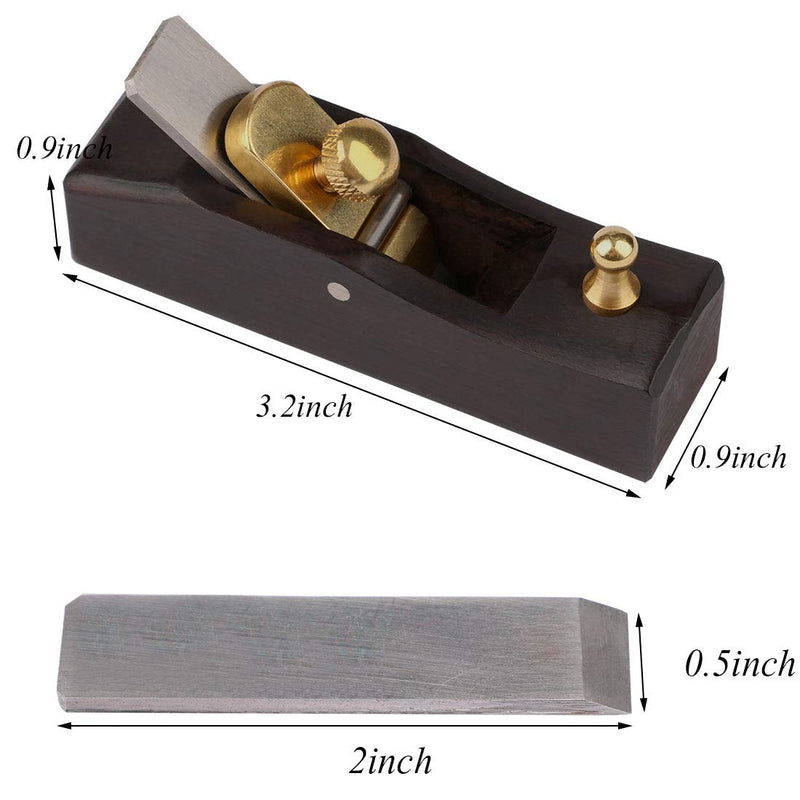 Mini Hand Planer, Katfort 3.2inch Hand Plane for Woodworking Wood Plane Hand Tool Flat Bottom Trimming Planer for Wood Planing Surface Smoothing, with 1 Planer Blade and 1 Metal Fixer - NewNest Australia