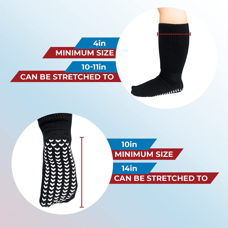 Extra Wide Socks for Swollen Feet, Extra Wide Bariatric Socks, Non Slip Cast Sock, Diabetic Edema Socks, Hospital Socks, Swollen Feet Socks Women, Extra Wide Mens Socks, Edema Socks, Lymphedema Socks - NewNest Australia