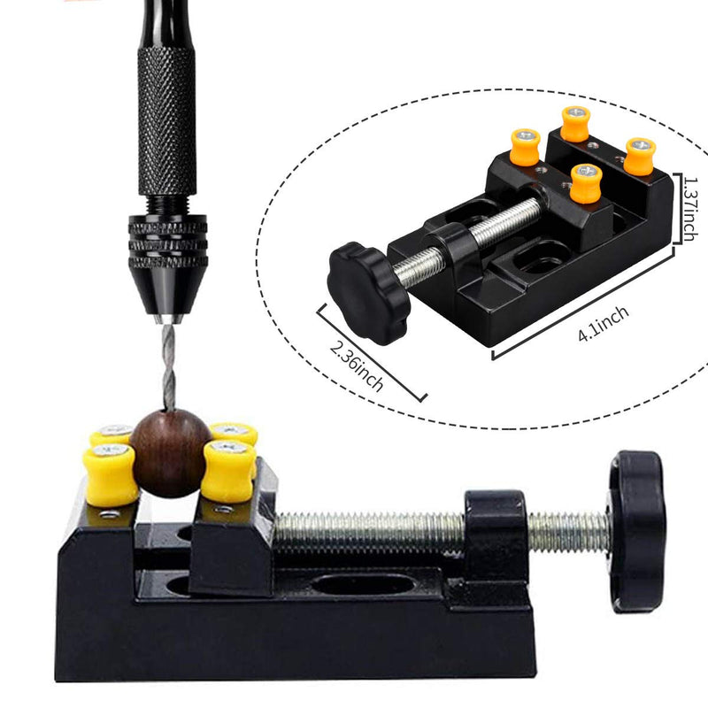 62 Pieces Pin Vises Hand Drill Bits Micro mini Twist Drill Bits Set Pin Vice Rotary Tools with Carving Clamp for Craft Carving, DIY, Woodworking, Plastic, Jewelry, Resin or Model Making (0.3-3.0mm) - NewNest Australia