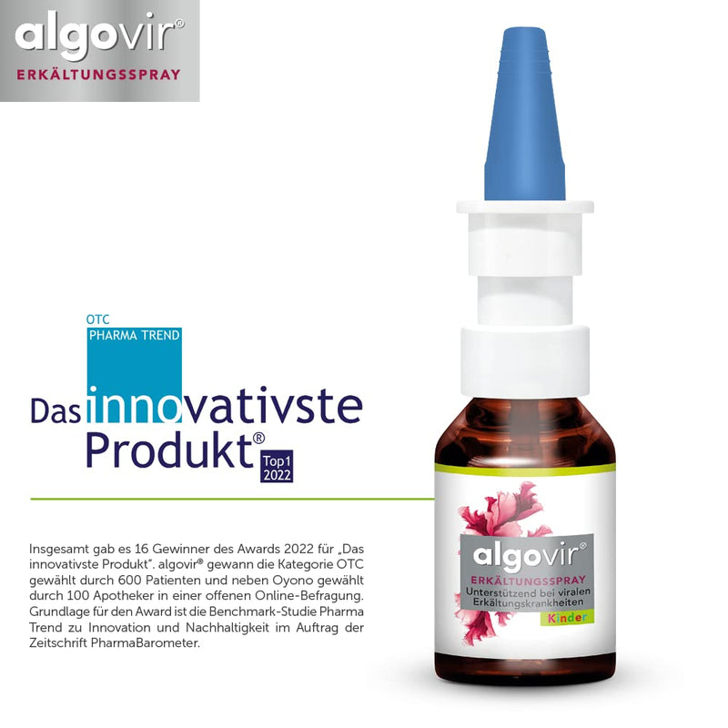 algovir® effect cold spray 2x20 ml | to ward off cold viruses | can protect against a cold | with natural active ingredient from red algae | ideal for adults and children aged 6 and over. 20.00 ml (pack of 2) - NewNest Australia