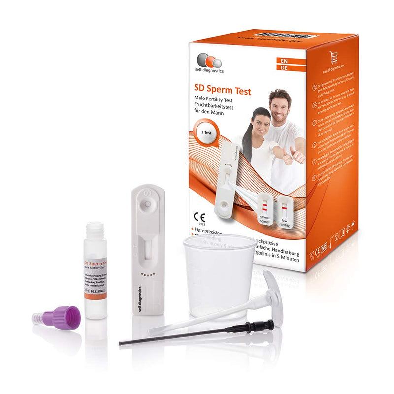 self-diagnostics Sperm test for men - Sperm test to prove fertility - Fertility test Determination of fertility - Measures sperm concentration - Sperm rapid test - NewNest Australia