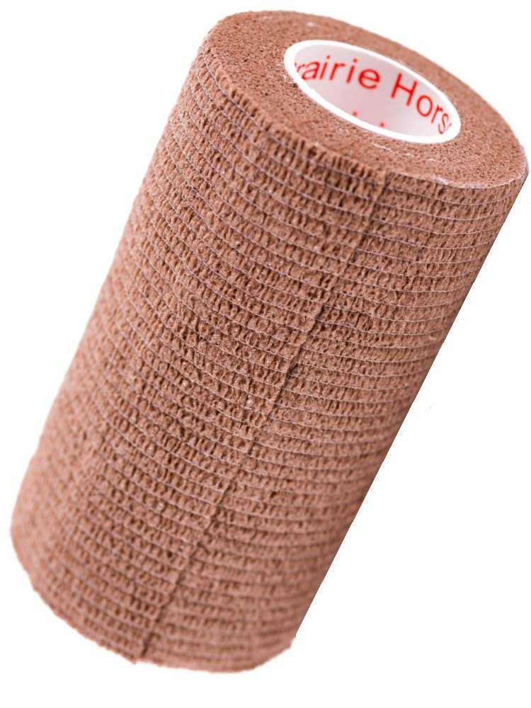 3 Inch Self Adhesive Medical Bandage Wrap Sport Tape (Cool Brown) (6 Pack) Strong Elastic Self Adherent Cohesive First Aid Sport Flex Rolls for Wrist Ankle Knee Sprains and Swelling Cool Brown 6 Count (Pack of 1) - NewNest Australia
