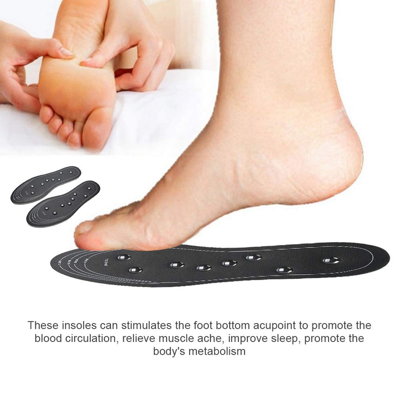 Magnetic Therapy Massage Insoles,1 Pair Acupressure Therapy Insoles Stimulates Points of Pressure and Circulation Premium Reflexology Acupressure Relieve Health Therapy Massage(S (Size 35-40)) S (Size 35-40) - NewNest Australia