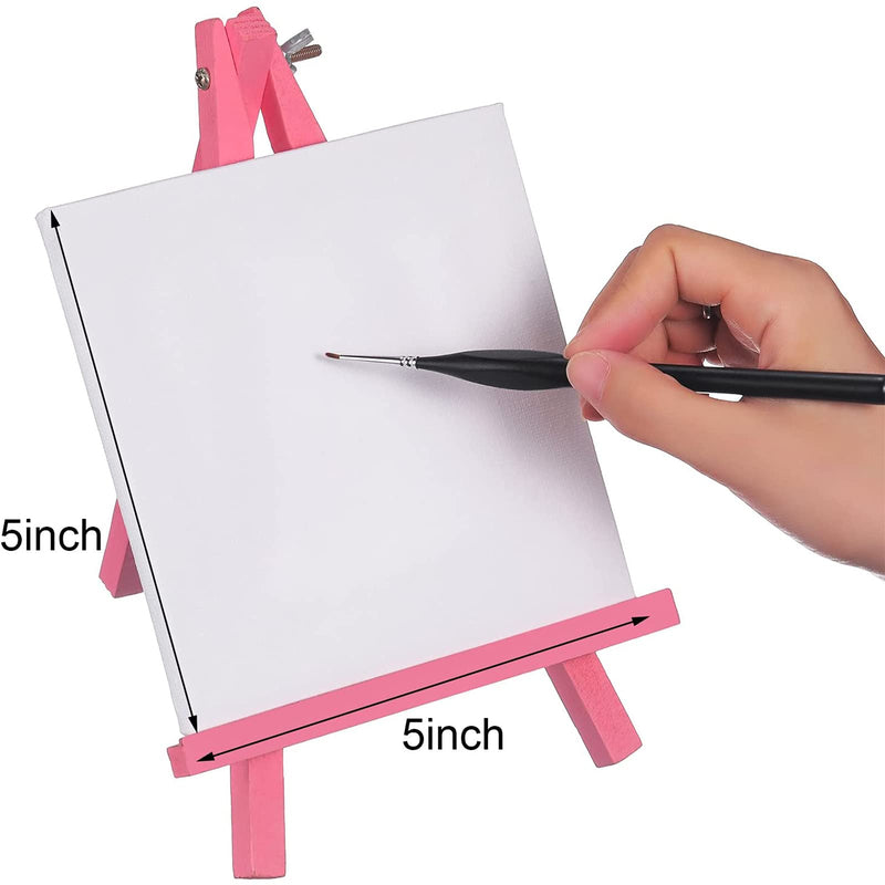 12 Pieces Assorted Size Mini Art Canvas Stretched for Craft Painting Drawing (3 Inches, 4 Inch, 5 Inch, 6 Inch) 3 Inches, 4 Inch, 5 Inch, 6 Inch - NewNest Australia