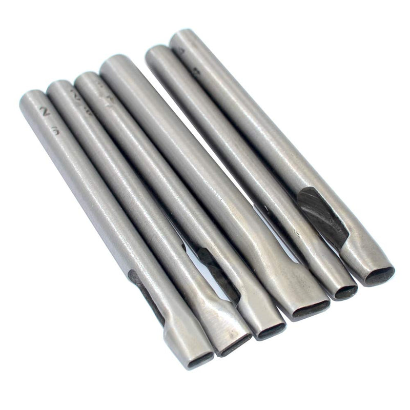 DGOL 6 Sizes Leather Oval Hole Punch Belt Hollow Punching Cutting Cutter Tool Kit - NewNest Australia