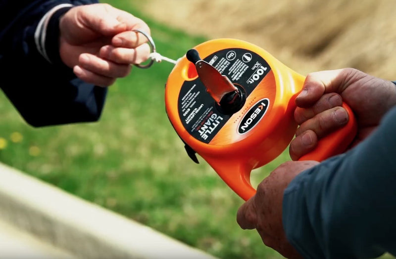 Keson G110 Little Giant Chalk Line Reel, 12-Ounce Chalk Capacity, 110-Foot - NewNest Australia