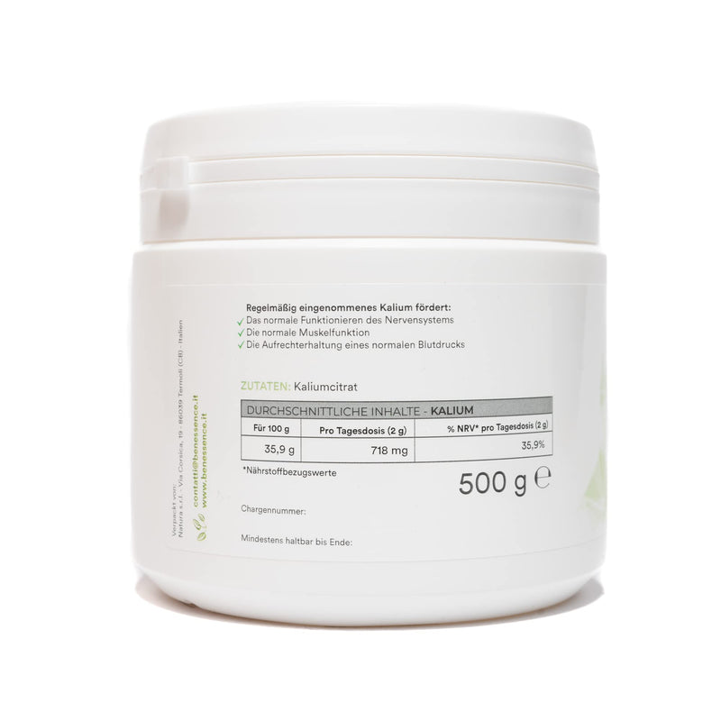 Benessence - Potassium Citrate soluble - 500 g - NewNest Australia