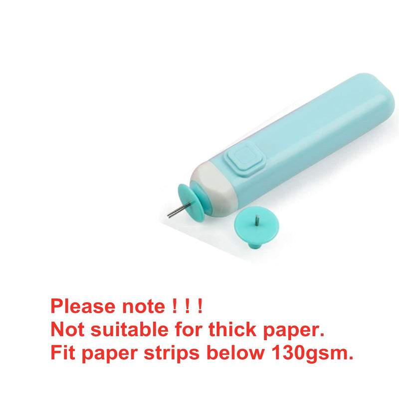 2 in 1 Quilling Slotted Tool Paper Rolling Electric Pen for General Quilling Paper Strips and Wider Paper Strips - NewNest Australia