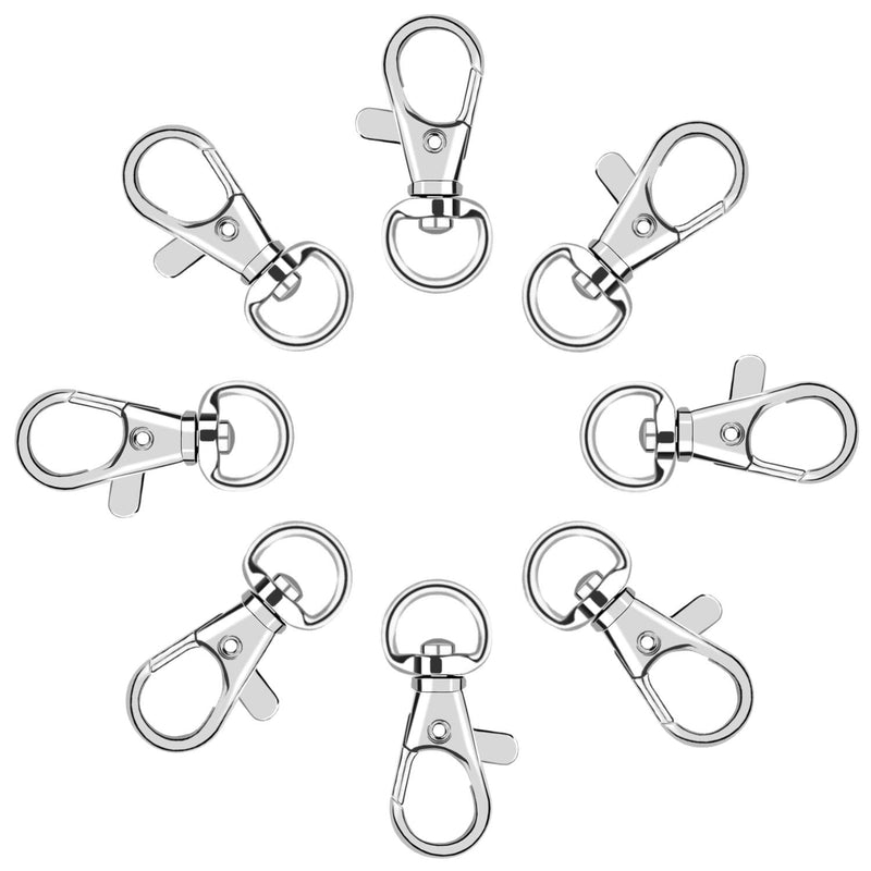 60Pcs Key Chain Clip Hooks Swivel Clasps Lanyard Snap Hook Lobster Claw Clasp for Keychain DIY Jewelry Crafts 60 - NewNest Australia