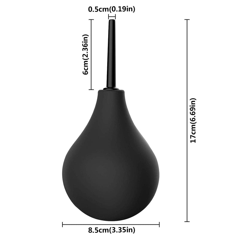 T2 Enema Bulb Kit 224ml - Anal Douche for Men & Women – Enema Kit for Adults Includes 2 x Detachable Comfortable Slim Nozzles - FDA CE Certified - NewNest Australia