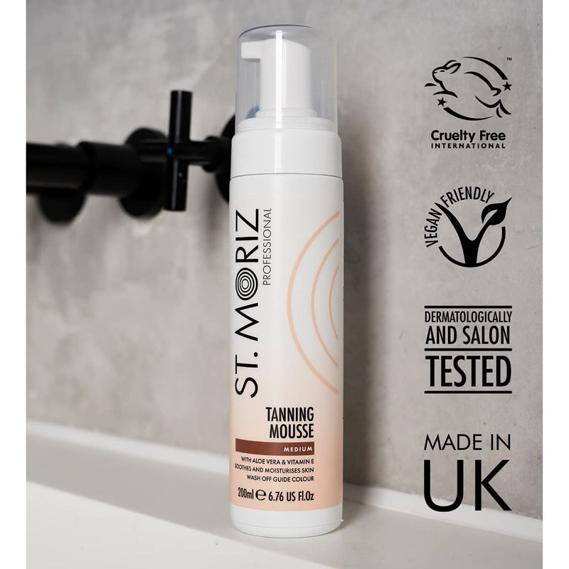 St. Moriz Professional Develop Medium Tanning Mousse, 200ml - NewNest Australia