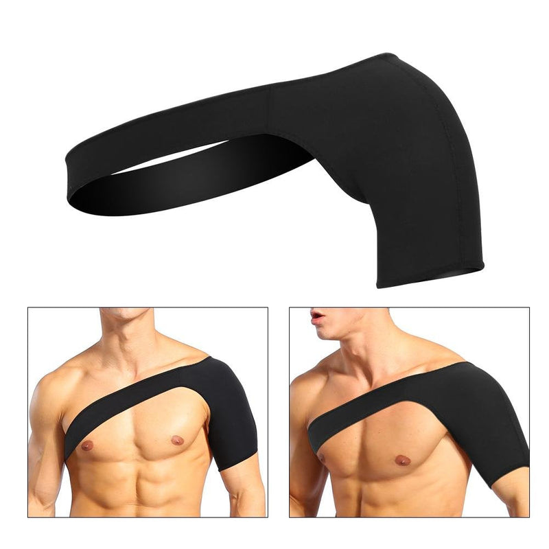 Shoulder Support Rotator Cuff Protector Strap For Shoulder Stability, Injury Prevention In Sports, Dislocated Joint, Sprain, Pain Fits Both Left Shoulders (L 46-49 Cm) - NewNest Australia