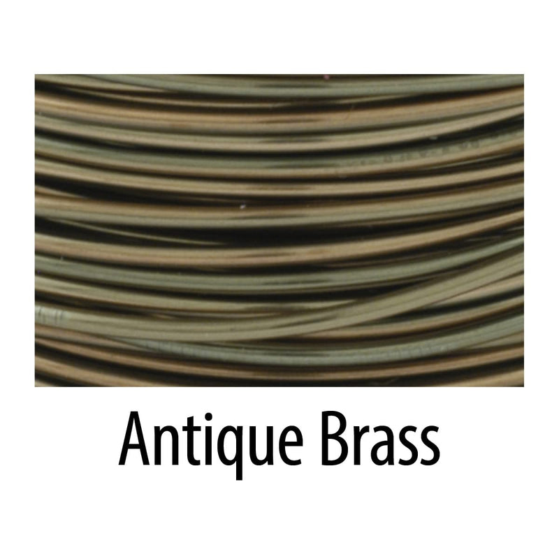 Artistic Wire Tarnish Resistant Colored Copper Craft Wire, 18 Gauge / 1.0 mm, 4 yd / 3.6 m, Antique Brass - NewNest Australia