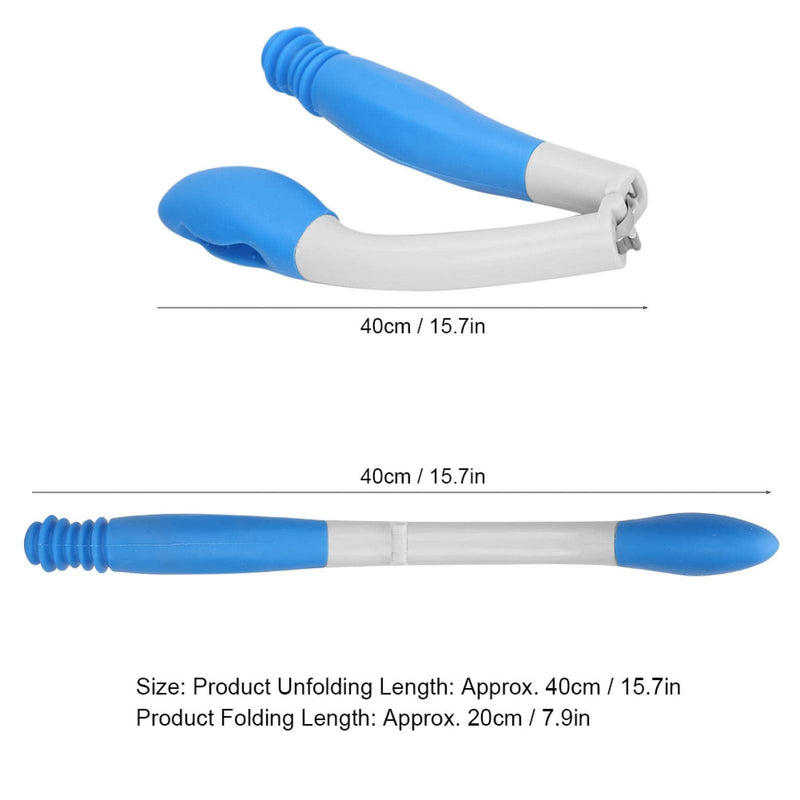 AMONIDA Toilet Aids Wiping, Foldable Lightweight Long Handle Wiper Toilet Aids Bottom Wiper, for the Elderly, Pregnant Women and Other People Who Are Inconvenient to Bend Down(40cm) - NewNest Australia