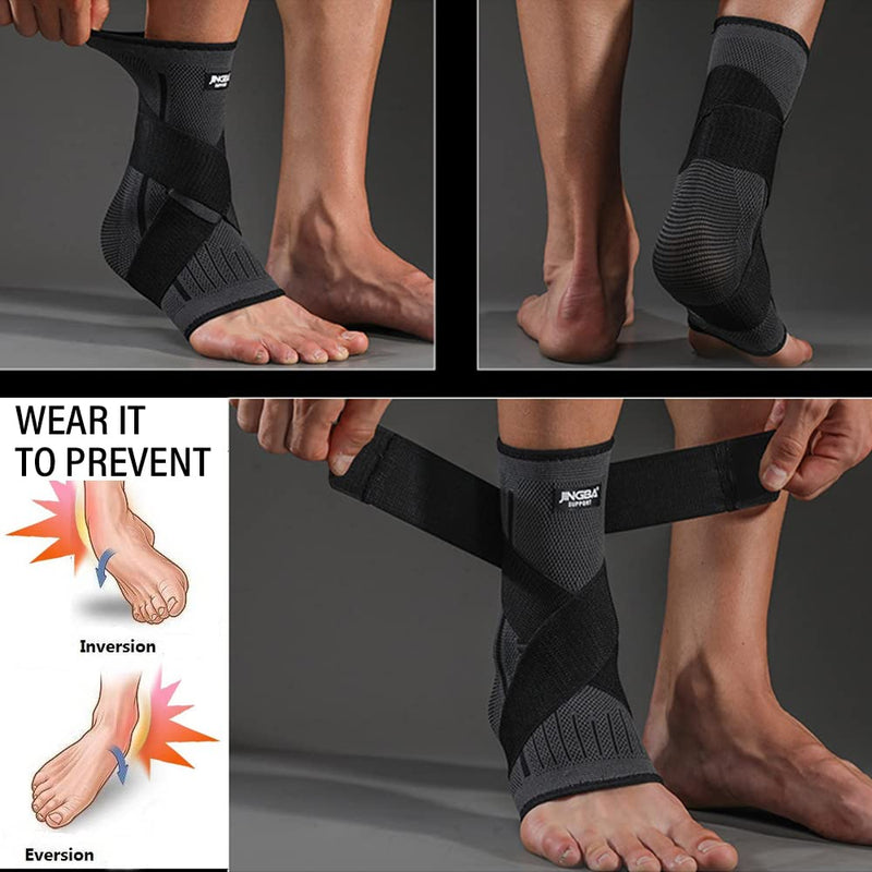 1 Pair Ankle Brace for Men and Women, Adjustable Ankle Brace, Ankle Brace for Sports, Joint Pain - NewNest Australia
