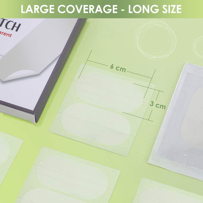 AUSLKA Large Blemish Pimple Patches (22 Strips), Hydrocolloid Spot Dots, Blemishes Patch, Pimple Stickers, XL-Ultra Thin, Long Size, Suitable For Larger-area 22 Count (Pack of 1) - NewNest Australia