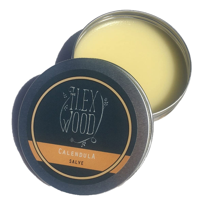 Vegan Calendula Salve - all natural vegan balm, soothes rashes, itching, dry skin, eczema, chapped hands, palm oil free, cruelty free, plastic free, moisturising, handcrafted in the UK - 100ml - NewNest Australia